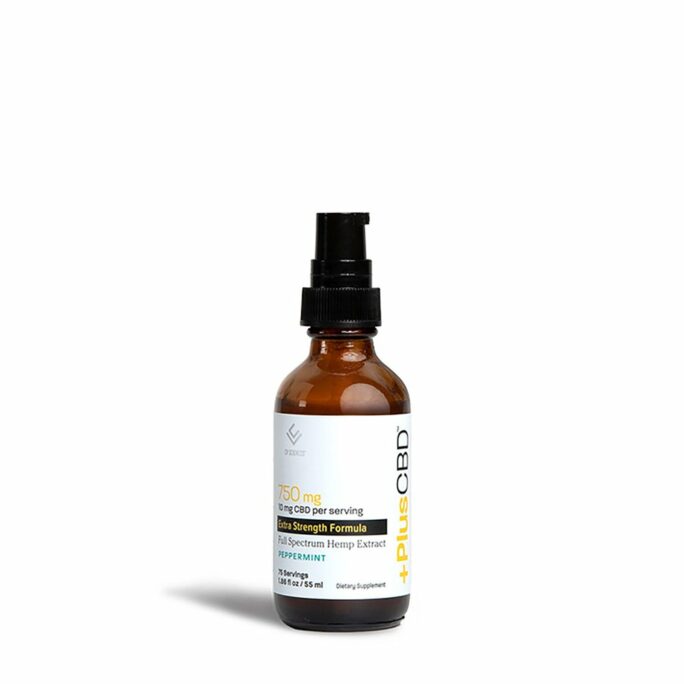 CV SCIENCES-PlusCBD-Extra Strength-Liquid-Peppermint